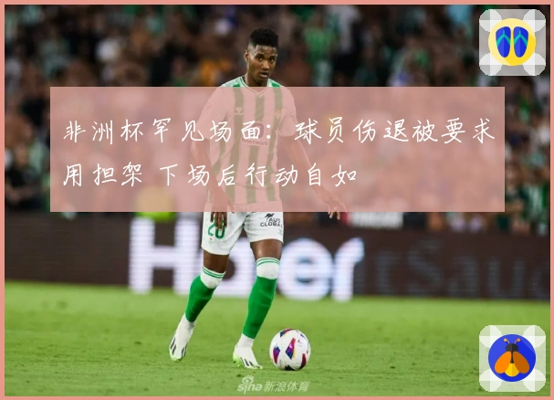 非洲杯罕见场面：球员伤退被要求用担架 下场后行动自如